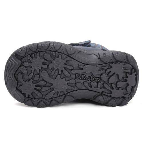 Ghete copii baieti impermeabile si imblanite DD Step, Albastru - P081-52299A [7]