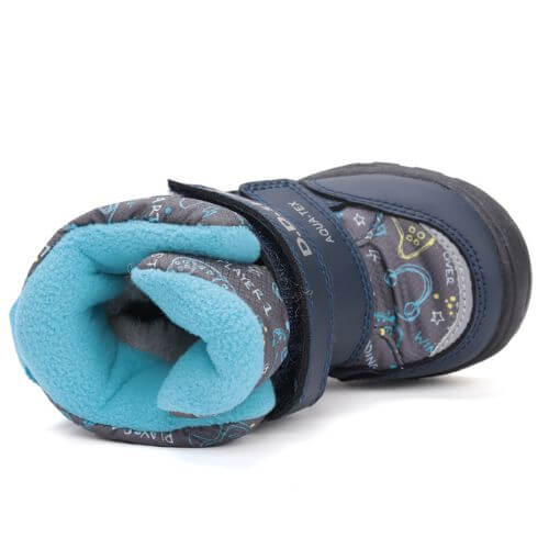 Ghete copii baieti impermeabile si imblanite DD Step, Albastru - P081-52299A [5]