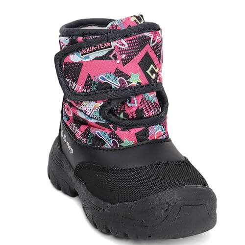Ghete copii fete impermeabile si imblanite DD Step, Negru - P081-52502B [1]