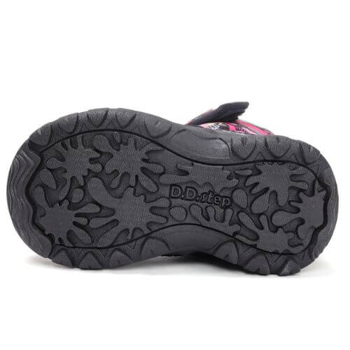 Ghete copii fete impermeabile si imblanite DD Step, Negru - P081-52502B [7]