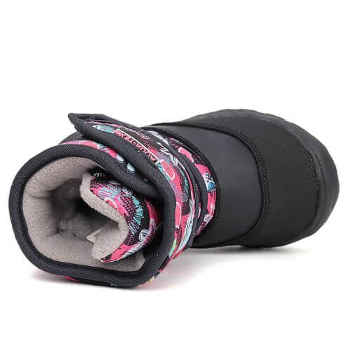 Ghete copii fete impermeabile si imblanite DD Step, Negru - P081-52502B [6]