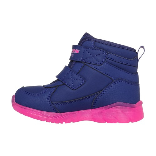 Ghete fete cu luminițe Skechers Illumi-Brights, Albastru/Roz - 319310N-NVMT [6]