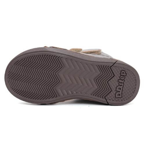 Ghete copii fete din piele imblanite DD Step, Argintiu W068-52320A [7]