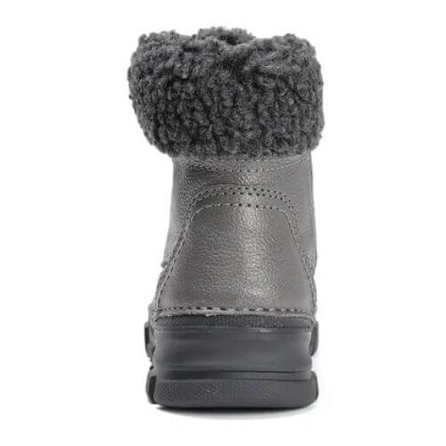 Ghete copii fete din piele imblanite DD Step, Gri - W056-52456C [4]