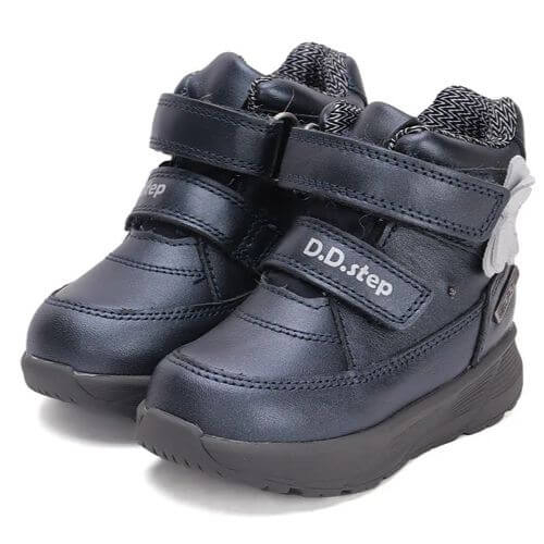 Ghete copii fete impermeabile si imblanite cu LED DD Step, Albastru - P083-42591 [3]