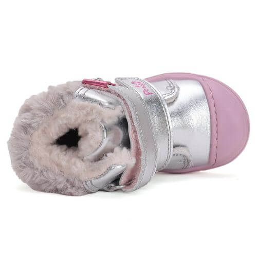 Ghete copii fete supinate din piele imblanite Ponte 20, Argintiu - DA07-4-2232B [5]