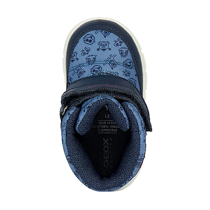 Ghete copii baieti impermeabile si imblanite Geox, Albastru - B365BF_0MNBC_C4327 [5]
