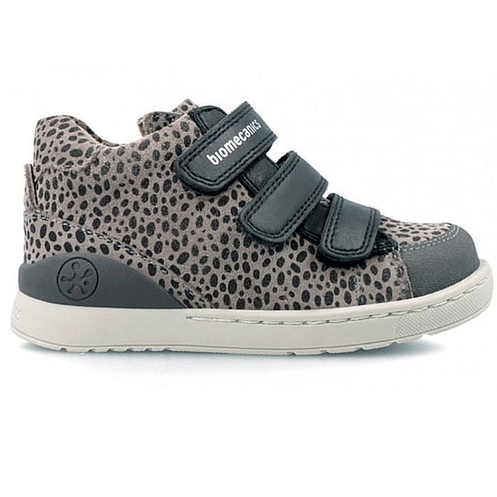 Ghete copii fete din piele imblanite, Biomecanics, Gri - 221207-A-FB [2]