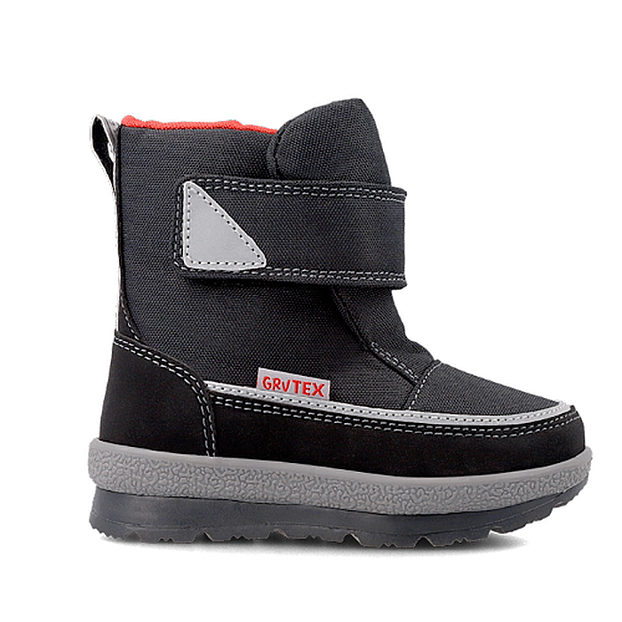 Ghete copii baieti impermeabile si imblanite Garvalin, Negru - 221852-B [2]