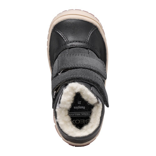 Ghete fete din piele naturală Geox Omar, Negru - B462LC_04322_C0005 [5]