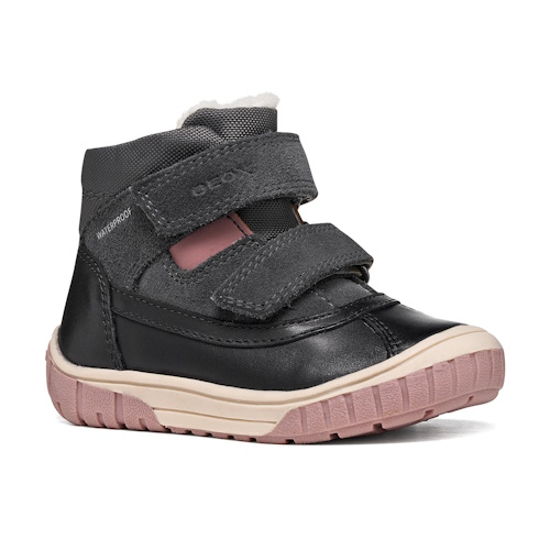 Ghete fete din piele naturală Geox Omar, Negru - B462LC_04322_C0005 [2]