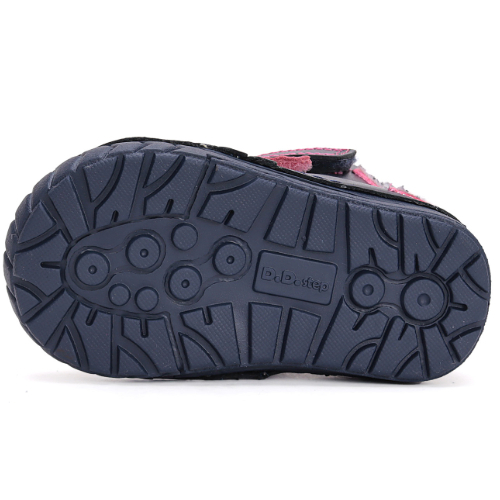 Ghete copii fete din piele imblanite DD Step, Albastru - W029-42392 [6]