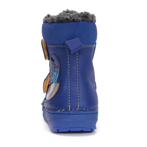Ghete copii baieti din piele imblanite DD Step, Albastru - W071-42421A [6]