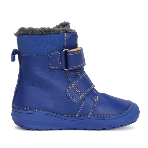 Ghete copii baieti din piele imblanite DD Step, Albastru - W071-42421A [3]