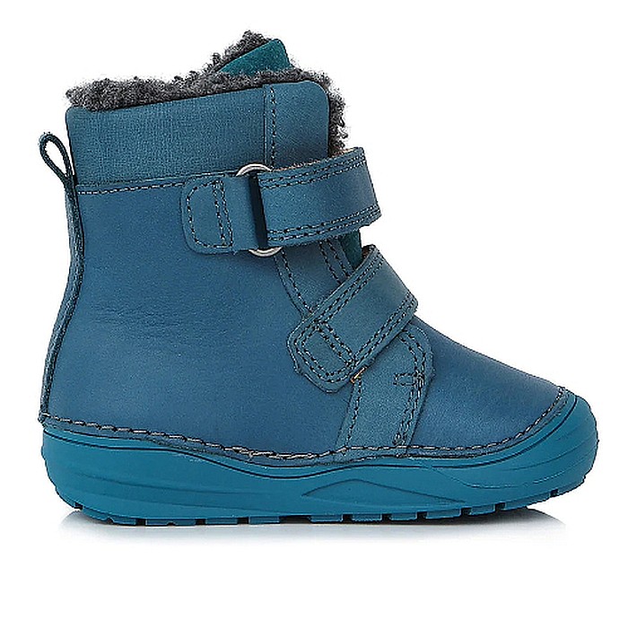 Ghete copii baieti din piele imblanite DD Step, Verde - W071-318B [3]