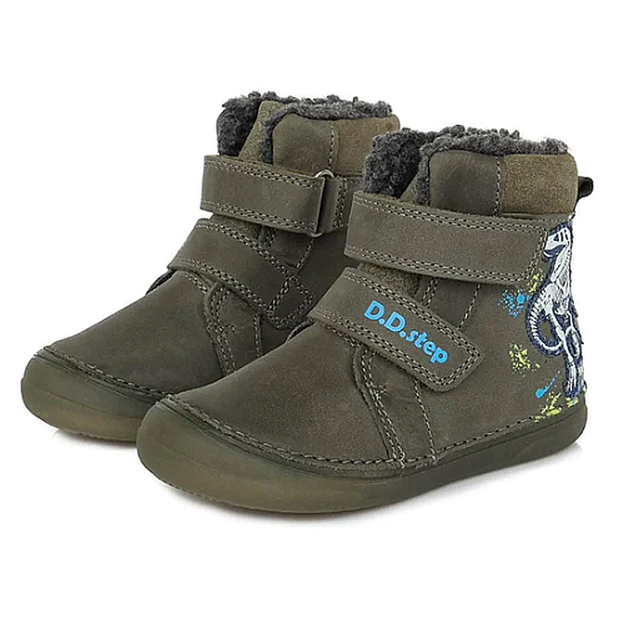 Ghete îmblănite din piele DD Step W078-328A [3]