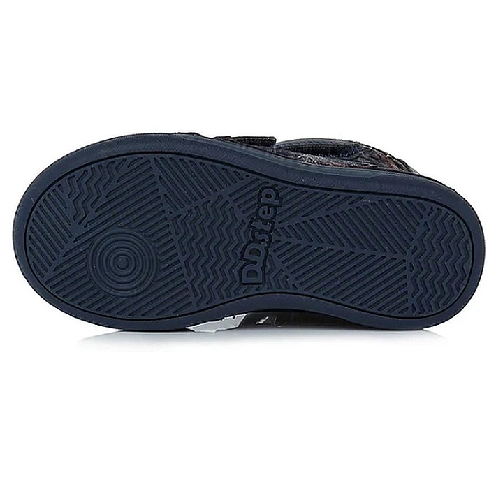 Ghete copii fete din piele imblanite DD Step, Negru - W078-339A [6]