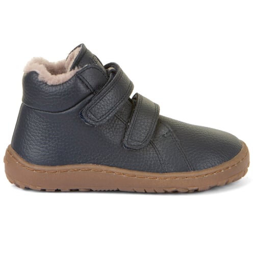 Ghete copii baieti Barefoot din piele si imblanite Froddo, Albastru - G3110252-K [2]
