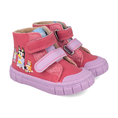 Ghete îmblănite fete Garvalin Bluey Barefoot, Fuchsia - 261859-A146 [2]