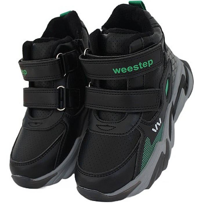 Ghete copii baieti din piele imblanite WeeStep, Negru - R058765661BK [6]