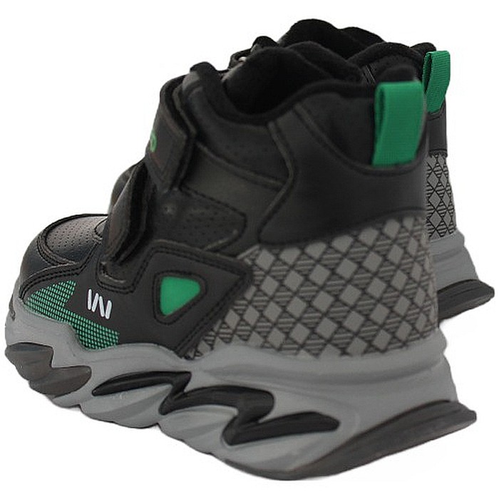 Ghete copii baieti din piele imblanite WeeStep, Negru - R058765661BK [8]