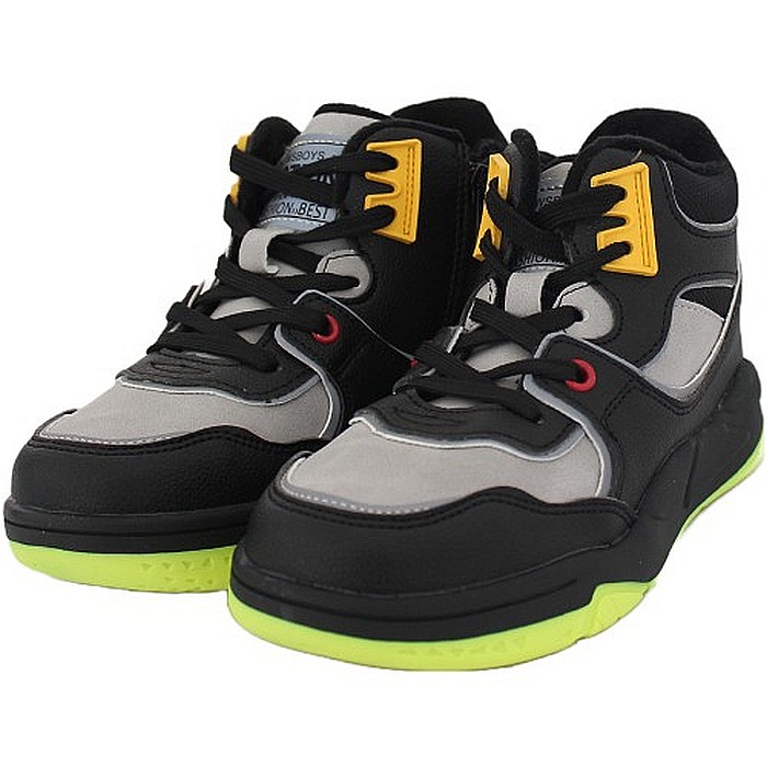 Ghete copii baieti din piele imblanite WeeStep, Gri - R006355951 GR [7]