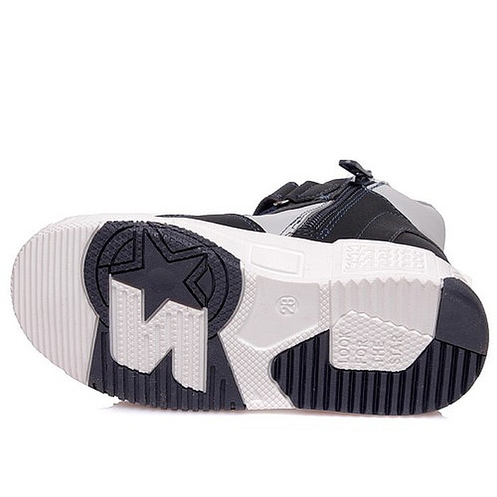 Ghete copii baieti din piele imblanite WeeStep, Albastru - R567765558 DB [3]