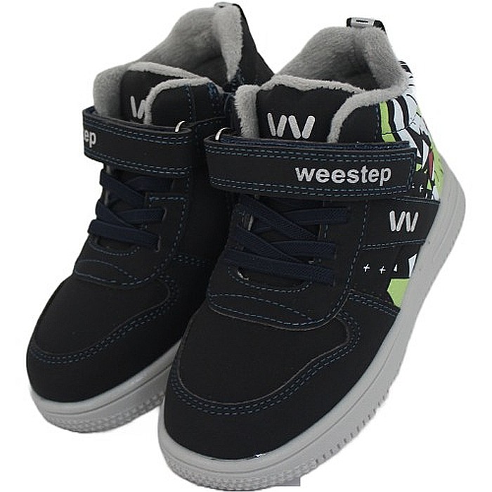 Ghete copii baieti din piele imblanite WeeStep, Albastru - R906765207 DB [6]
