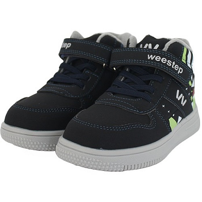 Ghete copii baieti din piele imblanite WeeStep, Albastru - R906765207 DB [5]