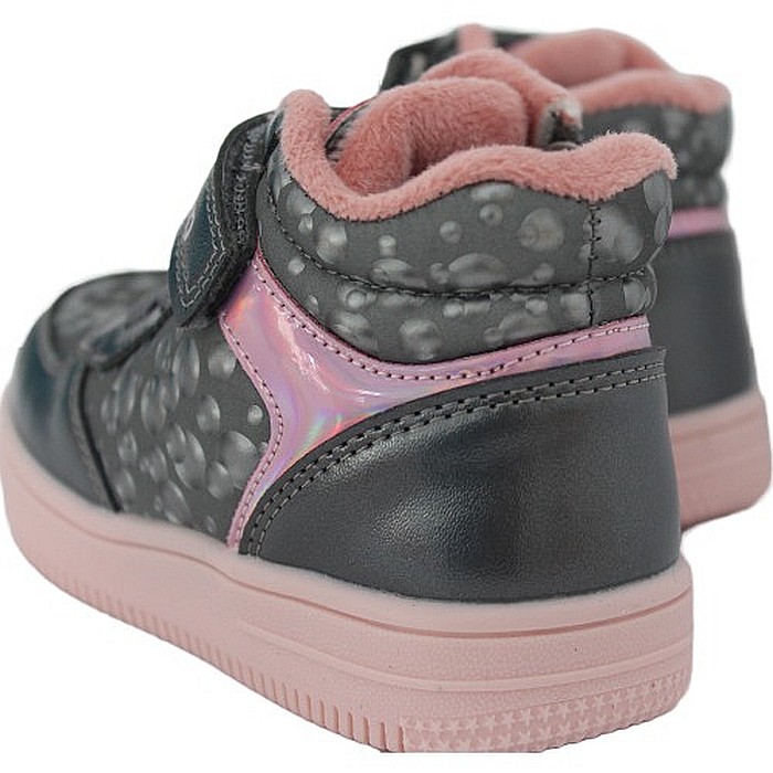 Ghete copii fete din piele imblanite WeeStep, Argintiu - R906765208  TH [6]