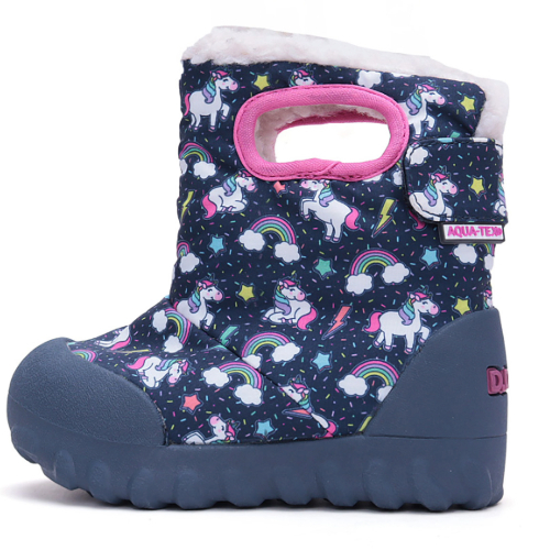 Ghete copii fete impermeabile si imblanite DD Step, Albastru - P079-42690B [2]