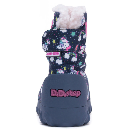 Ghete copii fete impermeabile si imblanite DD Step, Albastru - P079-42690B [4]