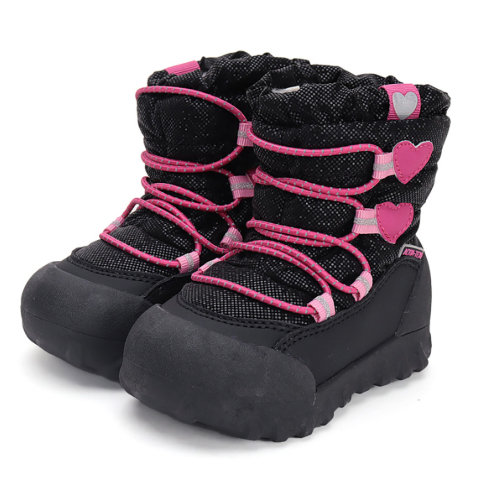 Ghete copii fete impermeabile si imblanite DD Step, Negru - P079-42468C [2]