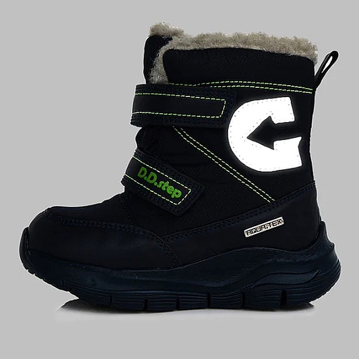Ghete îmblănite si impermeabile din piele DD Step [3]
