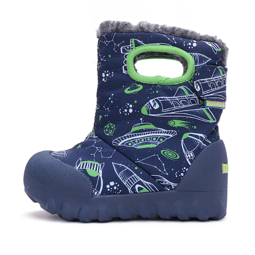 Ghete copii baieti impermeabile si imblanite DD Step, Albastru - P079-42690A [3]