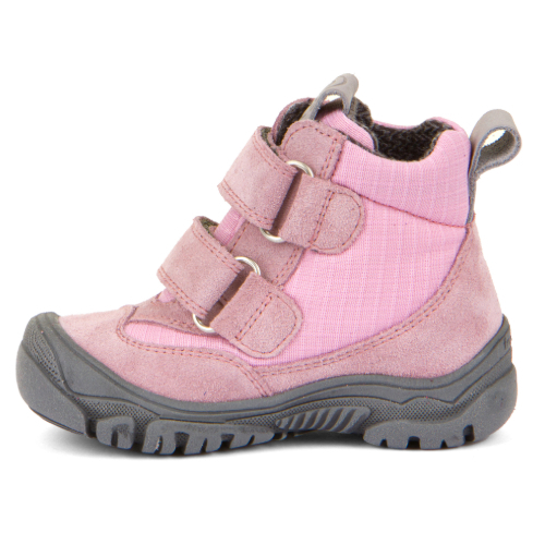 Ghete copii fete impermeabile din piele si material textil Froddo, Roz - G2110116-5 [3]