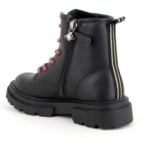 Bocanci copii fete din material sintetic Primigi, Negru - 8977044 [3]