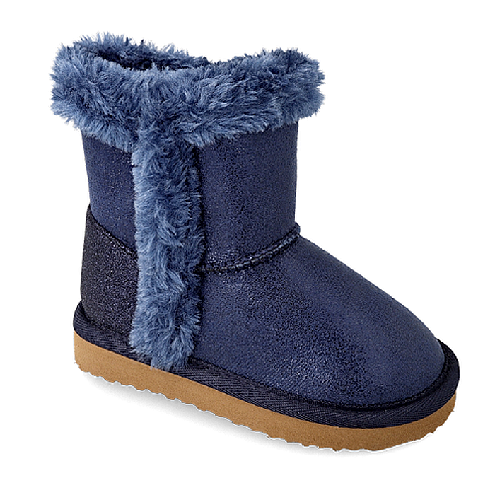 Ghete UGG copii fete imblanite Garvalin, Albastru - 221840-A [2]