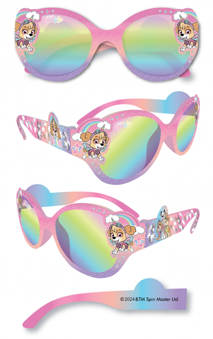 Ochelari de soare pentru fete cu personaj Paw Patrol Skye - 52-53-3015-Roz [1]