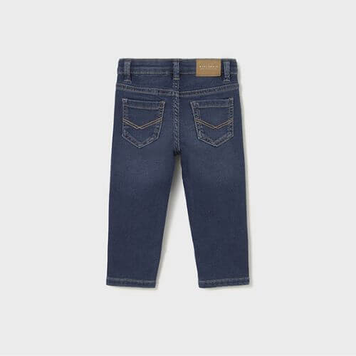 Blugi clasici lungi din bumbac pentru baieti Mayoral, Albastru - 2502-070 [5]