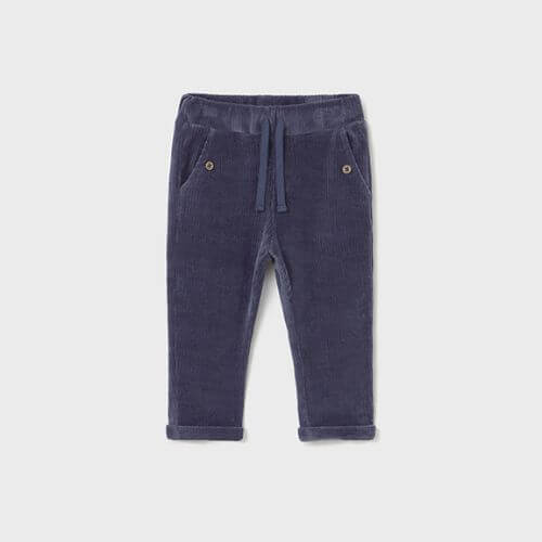 Pantaloni lungi din bumbac pentru baieti Mayoral, Albastru - 2510-010 [2]