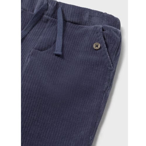 Pantaloni lungi din bumbac pentru baieti Mayoral, Albastru - 2510-010 [3]