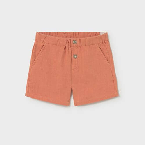 Pantaloni scurti din bumbac pentru baieti Mayoral, Portocaliu - 1216-55 [3]