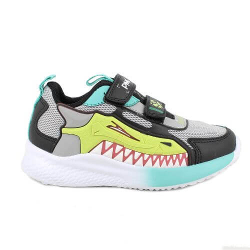 Pantofi copii baieti cu LED din textil Primigi, Negru - 7966711 [2]