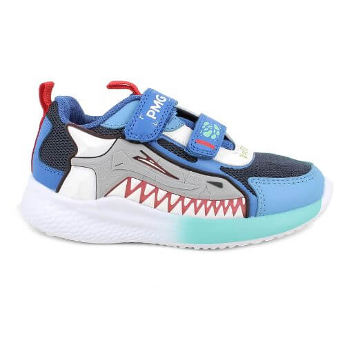 Pantofi copii baieti cu LED din textil Primigi, Albastru - 7966700 [2]