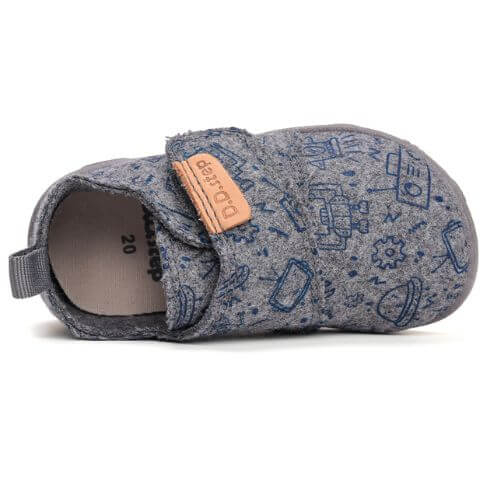 Pantofi copii baieti din canvas DD Step, Gri - C086-52717A [8]