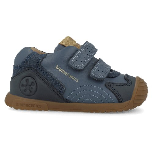 Pantofi copii din piele Biomecanics, Albastru Denim - 261126-A556 [3]