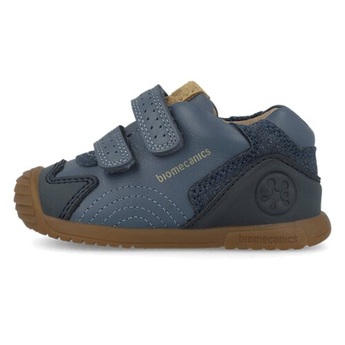 Pantofi copii din piele Biomecanics, Albastru Denim - 261126-A556 [4]