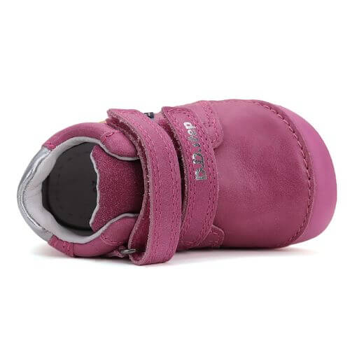 Pantofi copii fete din piele Barefoot DD Step, Roz - S070-51253 [6]