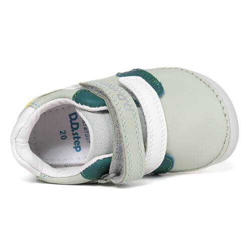 Pantofi copii baieti din piele Barefoot DD Step, Gri - S070-61995B [8]